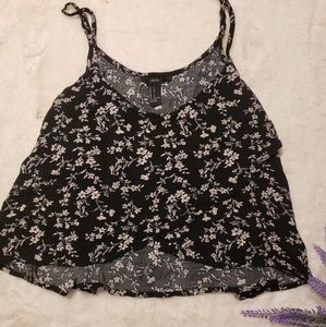 Floral cropped top